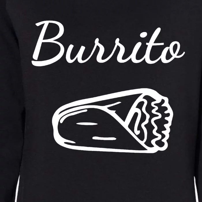 Burrito Dad Burrito Taco Taquito Matching Family Womens California Wash Sweatshirt