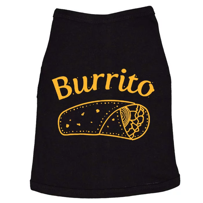 Burrito Dad Burrito Taco Taquito Matching Family Doggie Tank