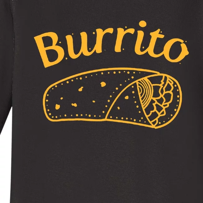 Burrito Dad Burrito Taco Taquito Matching Family Baby Long Sleeve Bodysuit