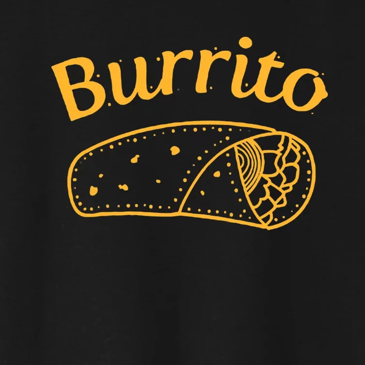 Burrito Dad Burrito Taco Taquito Matching Family Women's Crop Top Tee