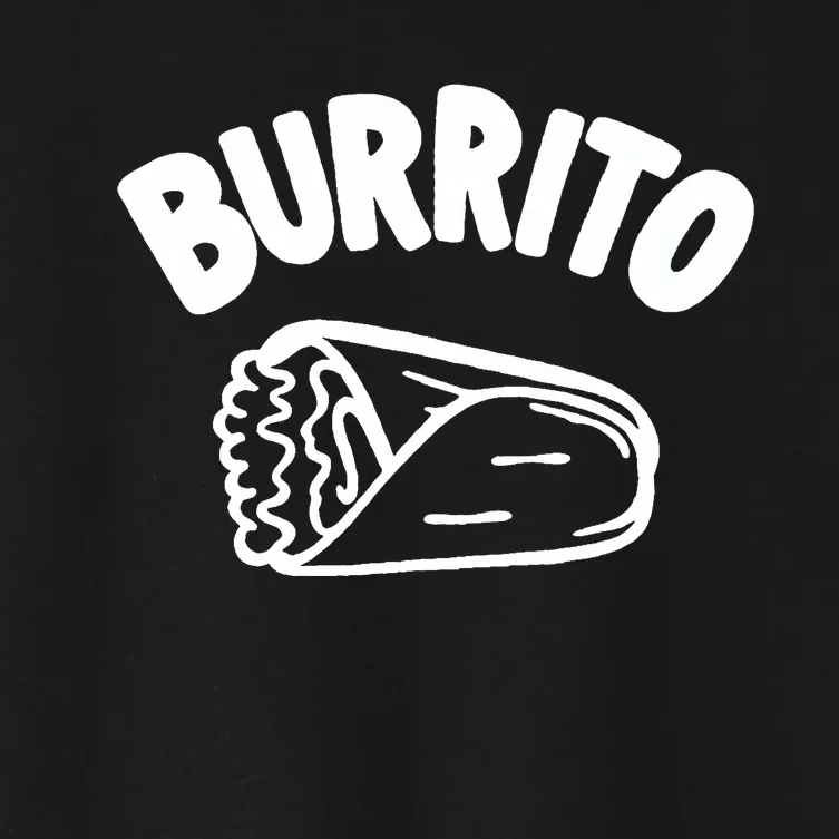 Burrito Dad Burrito Taco Taquito Matching Family Women's Crop Top Tee