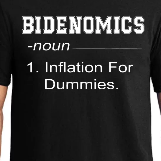 Bidenomics Definition Biden Economic Funny Antibiden Pajama Set