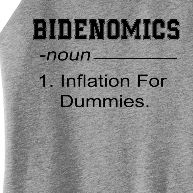 Bidenomics Definition Biden Economic Funny Antibiden Women’s Perfect Tri Rocker Tank