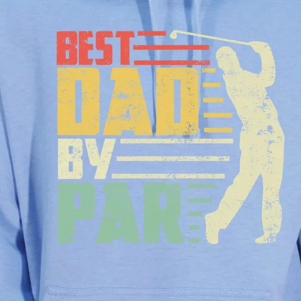 Best Dad By Par Funny Golf Pun Fathers Day Birthday Gift Cute Gift Unisex Surf Hoodie