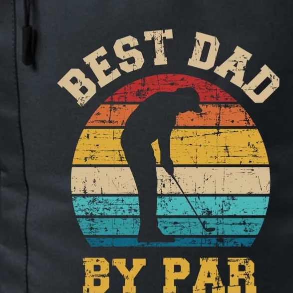 Best Dad By Par Gift For Golfer Daddy Father's Day Gift Daily Commute Backpack