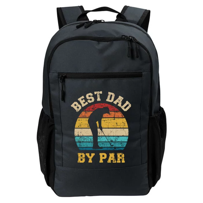 Best Dad By Par Gift For Golfer Daddy Father's Day Gift Daily Commute Backpack