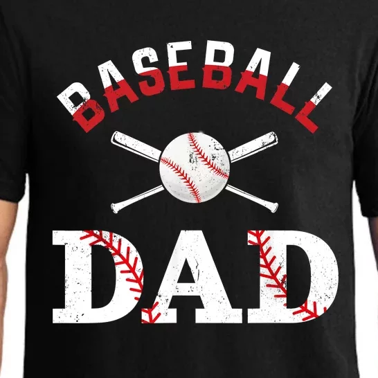 Baseball Dad Best Gift Idea For Fathers Tee Fathers Day Pajama Set