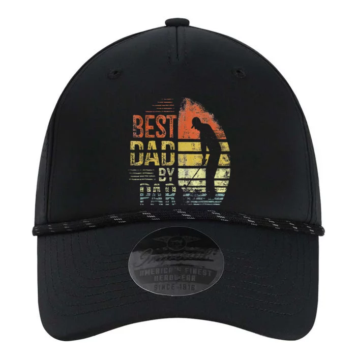 Best Dad By Par Retro Vintage Fathers Day Golf Lover Golfer Performance The Dyno Cap