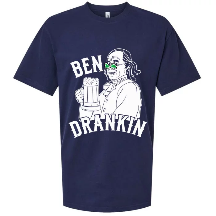 Ben Drankin Beer Happy St Patricks Day Costume Holiday Meaningful Gift Sueded Cloud Jersey T-Shirt