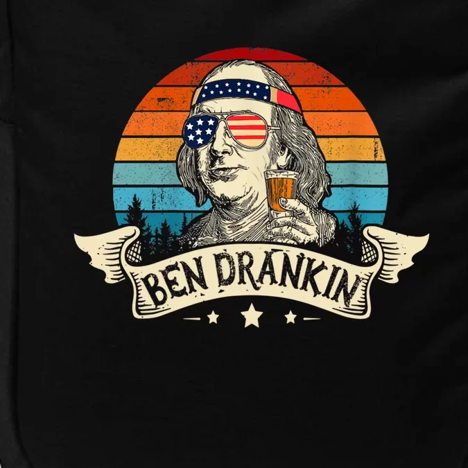 Ben Drankin Beer 4th Of July Funny Patriotic Usa Gift Impact Tech Backpack