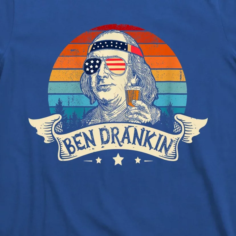 Ben Drankin Beer 4th Of July Funny Patriotic Usa Gift T-Shirt