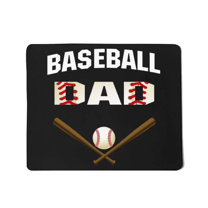 Baseball Dad Best gift idea for fathers tee Mousepad