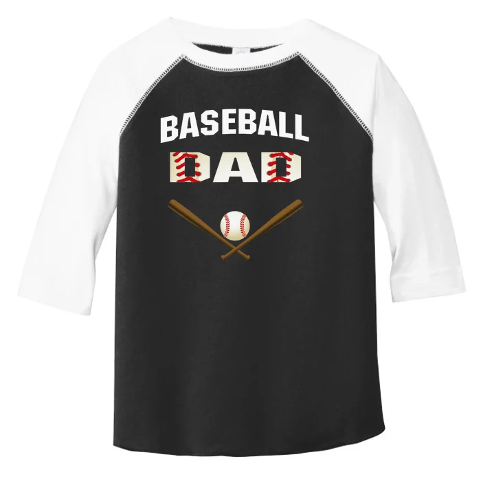 Baseball Dad Best gift idea for fathers tee Toddler Fine Jersey T-Shirt