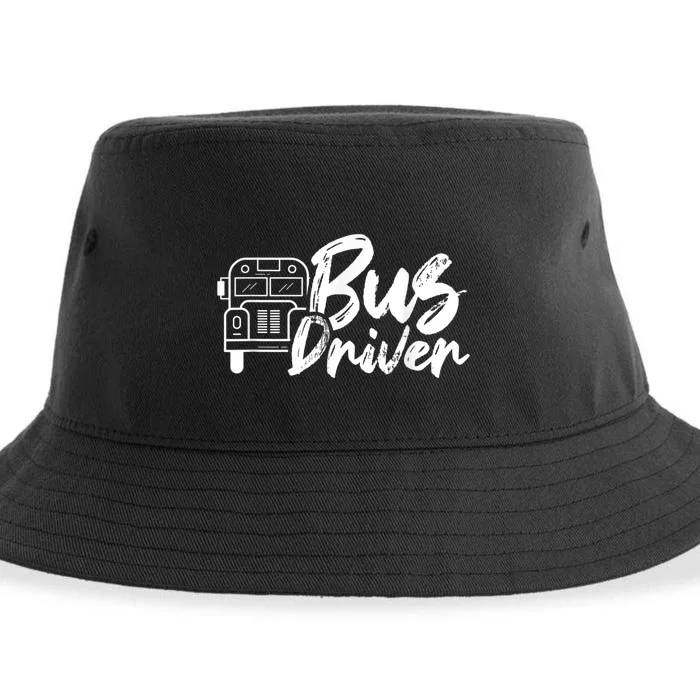 Bus Driver Buses Operator Busman Driving Sustainable Bucket Hat