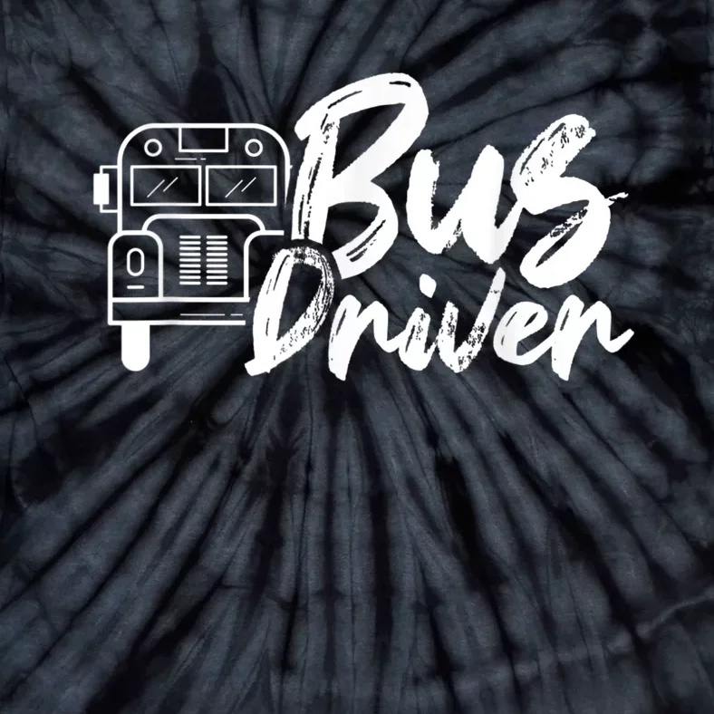 Bus Driver Buses Operator Busman Driving Tie-Dye T-Shirt