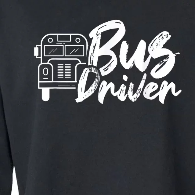 Bus Driver Buses Operator Busman Driving Cropped Pullover Crew