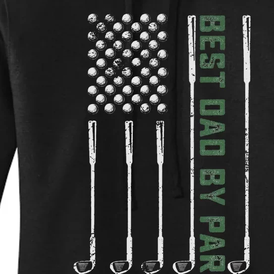 Best Dad By Par Daddy Gifts Golf Lover Golfer Fathers Day Women's Pullover Hoodie