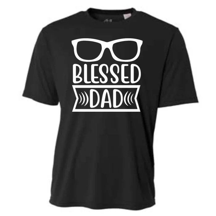 Blessed Dad Cooling Performance Crew T-Shirt