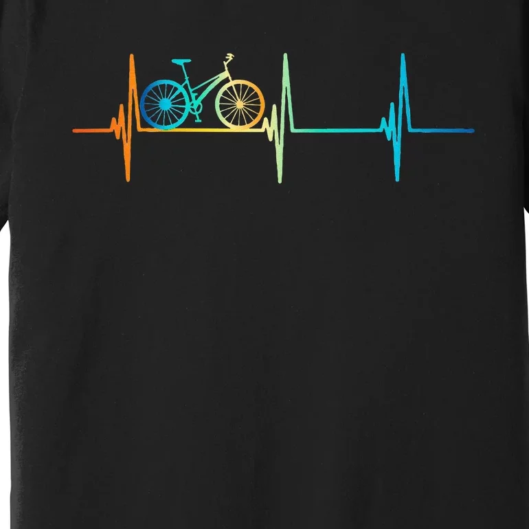 bicycle driving bicyclist cyclist bike rider Premium T-Shirt