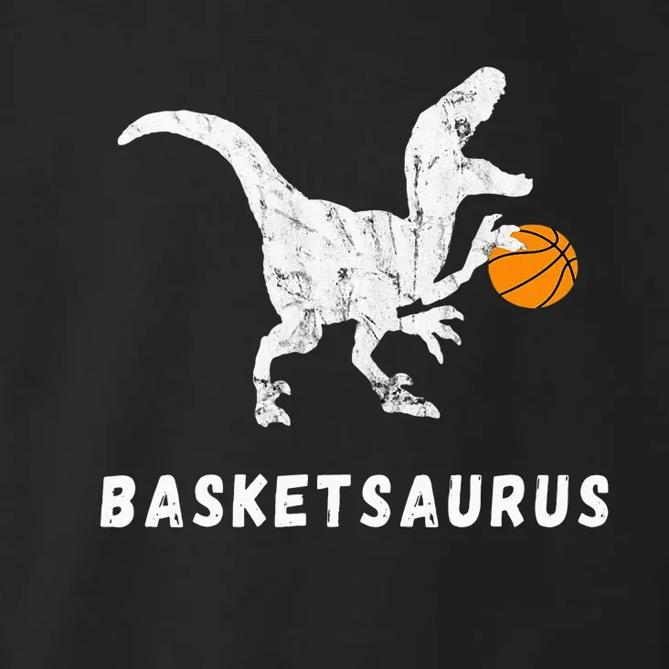 Basketball Dinosaur Baller T Rex Dino Playing Basketball Toddler Hoodie