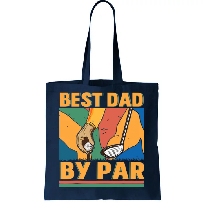 Best Dad By Par Father´s Day Golf Tote Bag