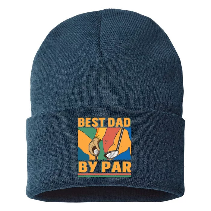 Best Dad By Par Father´s Day Golf Sustainable Knit Beanie