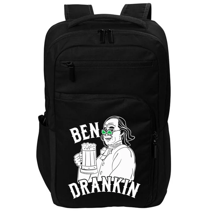 Ben Drankin Beer Happy St Patricks Day Costume Holiday Gift Impact Tech Backpack