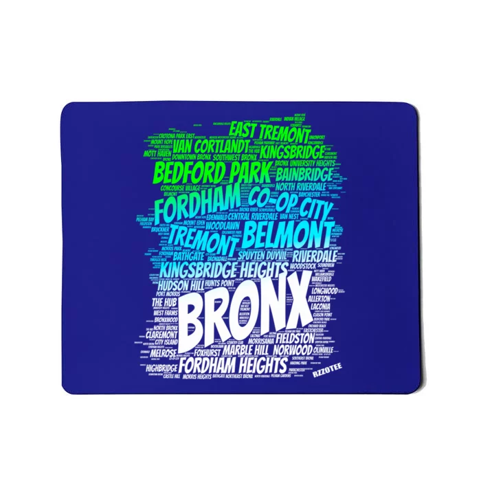 Boogie Down Bronx New York City Pride Map Area Like A Zoo Funny Gift Mousepad