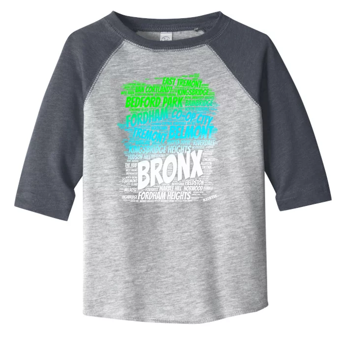 Boogie Down Bronx New York City Pride Map Area Like A Zoo Funny Gift Toddler Fine Jersey T-Shirt