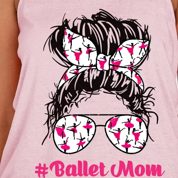 Ballet Dancer Ballerina A Dance Mom Dancer Ballet Practice Gift Women's Knotted Racerback Tank