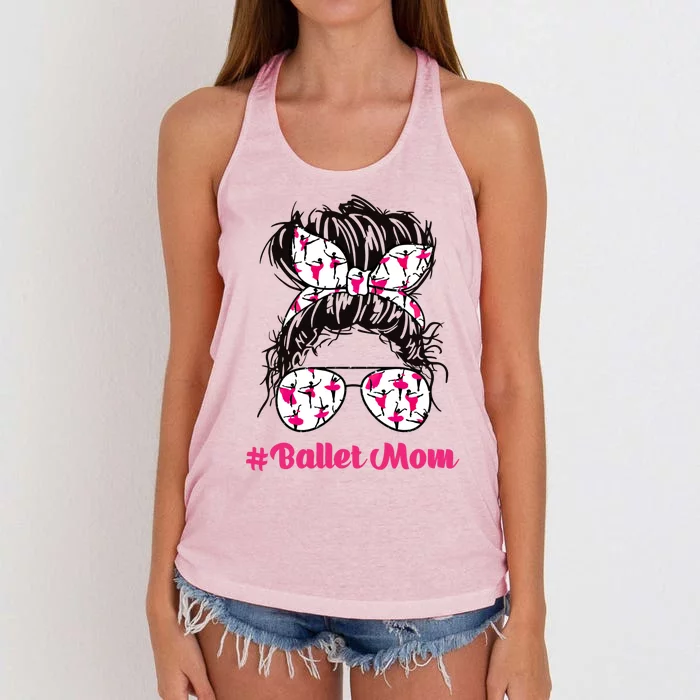 Ballet Dancer Ballerina A Dance Mom Dancer Ballet Practice Gift Women's Knotted Racerback Tank