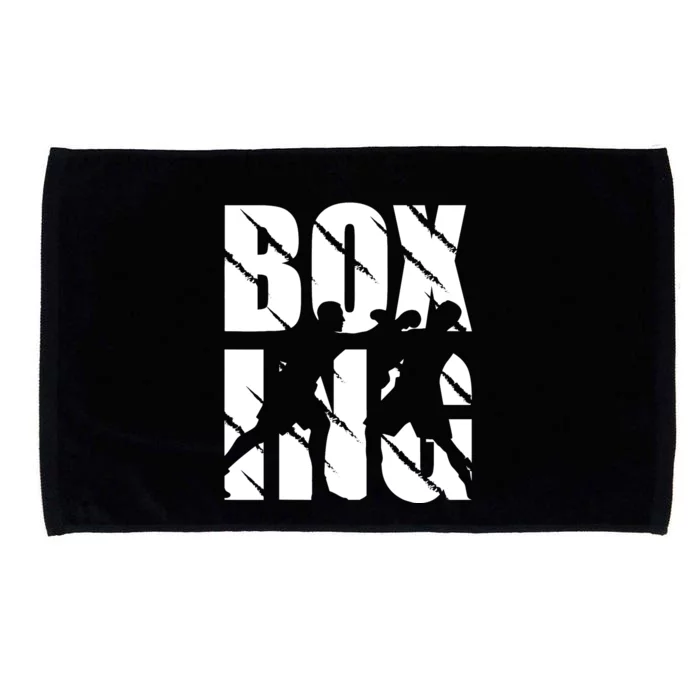 Boxing Design Boxing Lovers And Boxing Microfiber Hand Towel