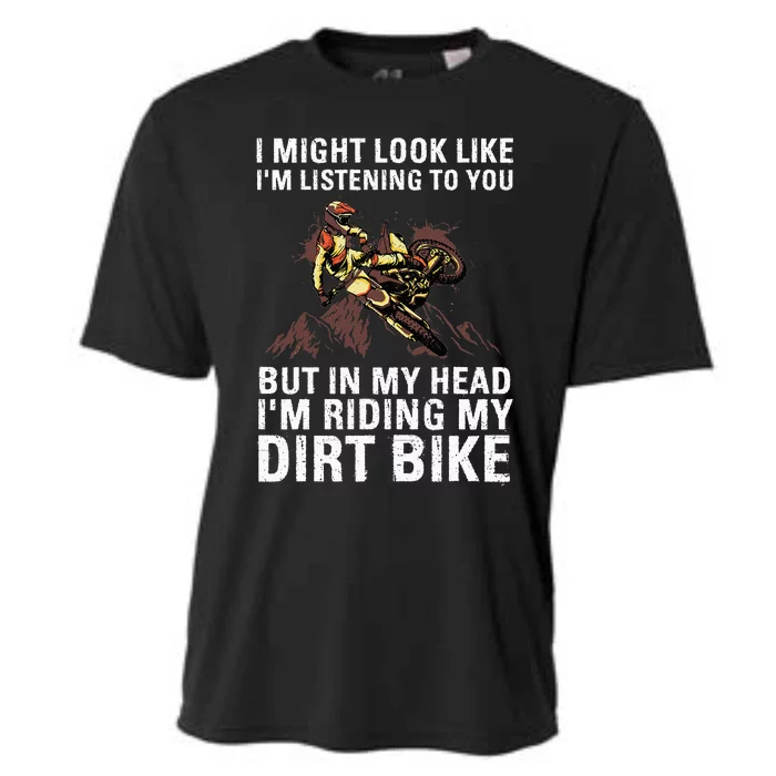 Best Dirt Bike Art For Men Women Motocross Dirt Bike Lover Cooling Performance Crew T-Shirt