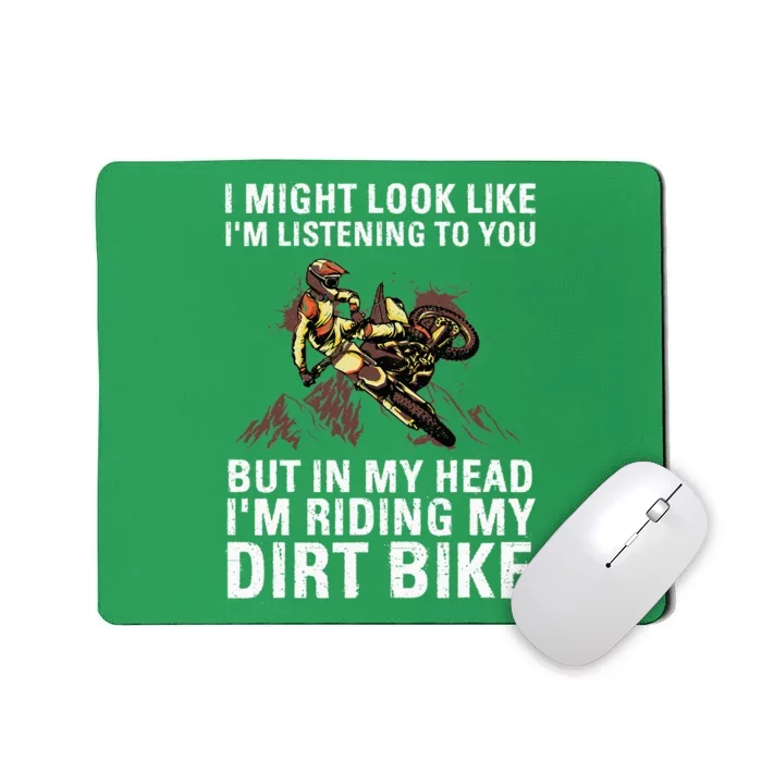 Best Dirt Bike Art For Men Women Motocross Dirt Bike Lover Mousepad