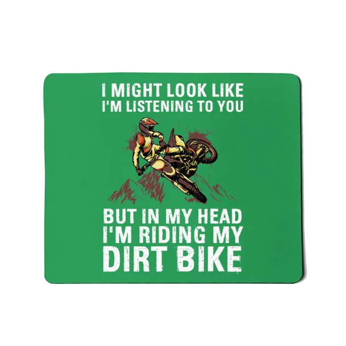 Best Dirt Bike Art For Men Women Motocross Dirt Bike Lover Mousepad