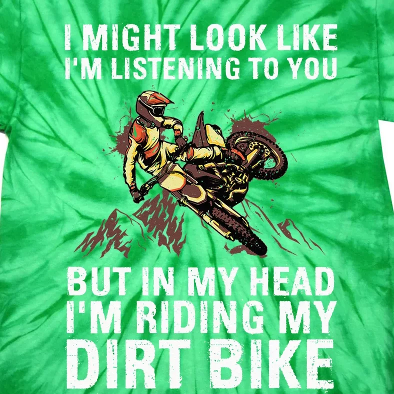 Best Dirt Bike Art For Men Women Motocross Dirt Bike Lover Tie-Dye T-Shirt