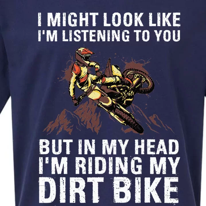 Best Dirt Bike Art For Men Women Motocross Dirt Bike Lover Sueded Cloud Jersey T-Shirt