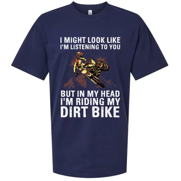 Best Dirt Bike Art For Men Women Motocross Dirt Bike Lover Sueded Cloud Jersey T-Shirt