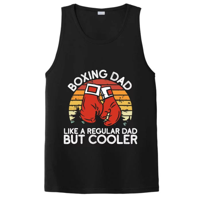 Boxing Dad Boxing Moves Boxing Coach Daddy Boxer Father Performance Tank