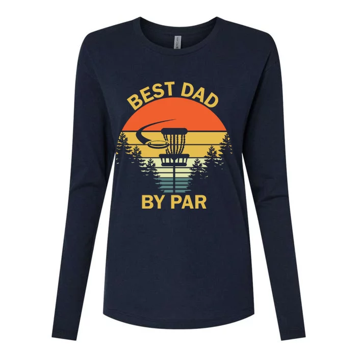 Best Dad By Par Daddy Father's Day Gifts Golf Lover Golfer Womens Cotton Relaxed Long Sleeve T-Shirt