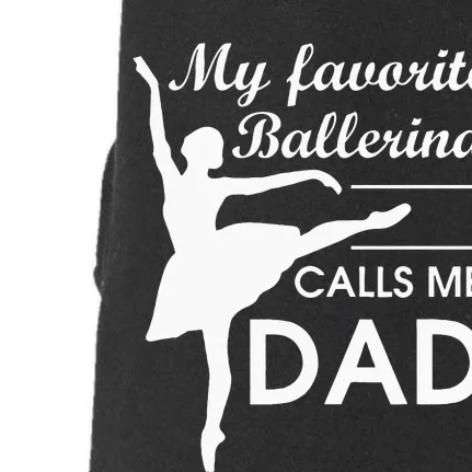 Ballerina Dad Ballet Dancer Father For Men JT Doggie 3-End Fleece Hoodie