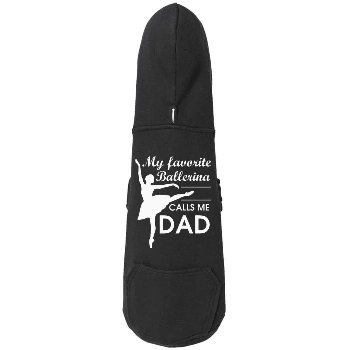 Ballerina Dad Ballet Dancer Father For Men JT Doggie 3-End Fleece Hoodie