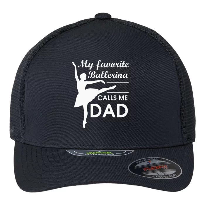 Ballerina Dad Ballet Dancer Father For Men JT Flexfit Unipanel Trucker Cap