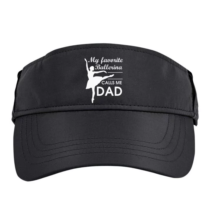 Ballerina Dad Ballet Dancer Father For Men JT Adult Drive Performance Visor