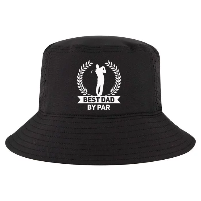 Best Dad By Par Golf Fathers Day Golfing Cool Comfort Performance Bucket Hat