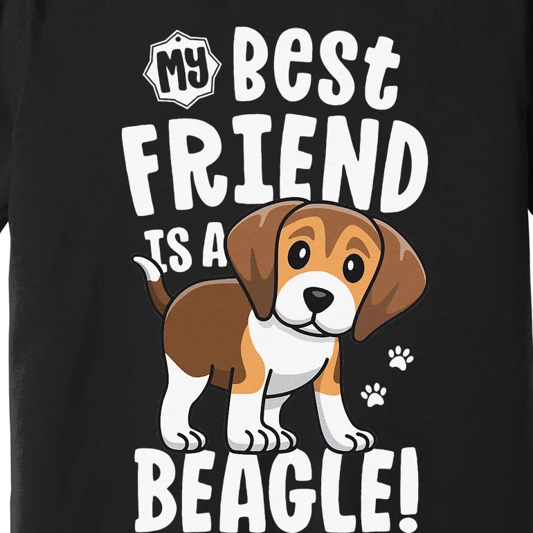 Beagle Dad Beagle Mom Gifts For Beagle Lovers Friend Premium T-Shirt