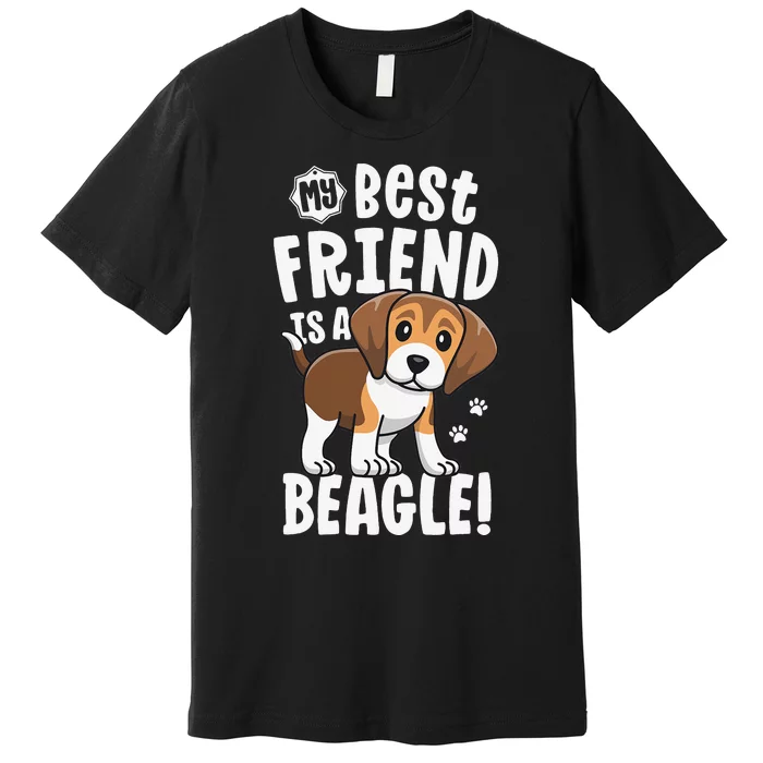 Beagle Dad Beagle Mom Gifts For Beagle Lovers Friend Premium T-Shirt