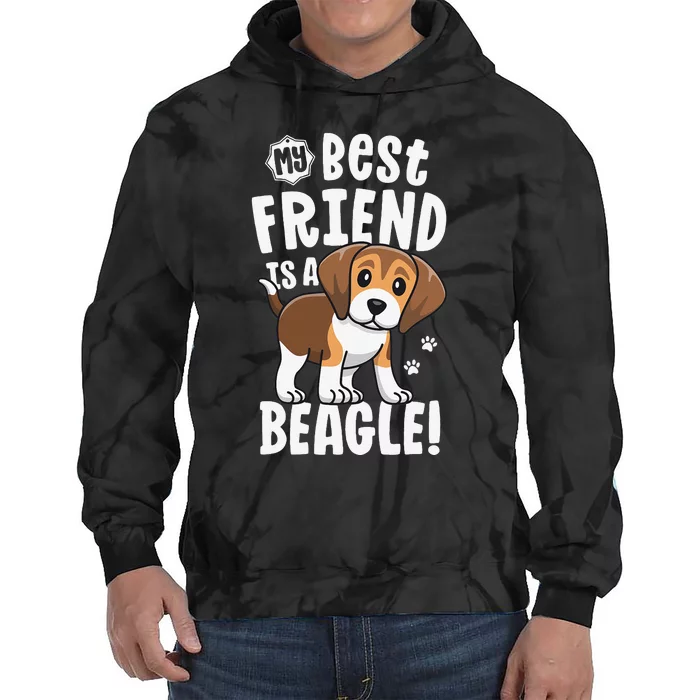 Beagle Dad Beagle Mom Gifts For Beagle Lovers Friend Tie Dye Hoodie