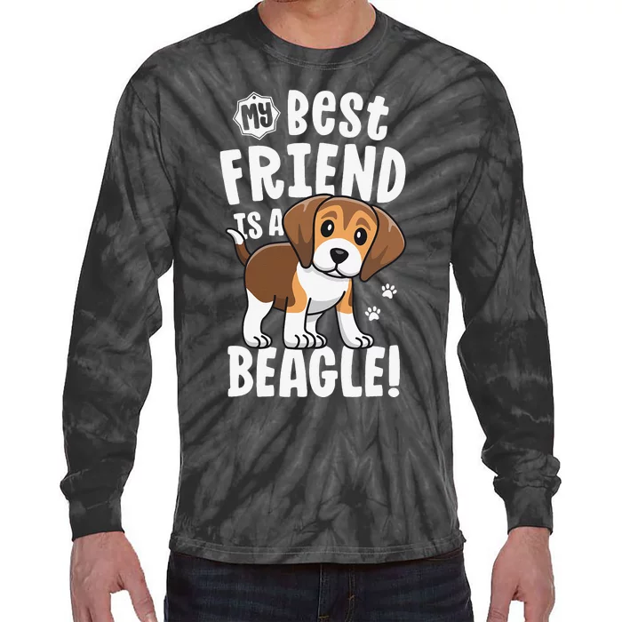 Beagle Dad Beagle Mom Gifts For Beagle Lovers Friend Tie-Dye Long Sleeve Shirt