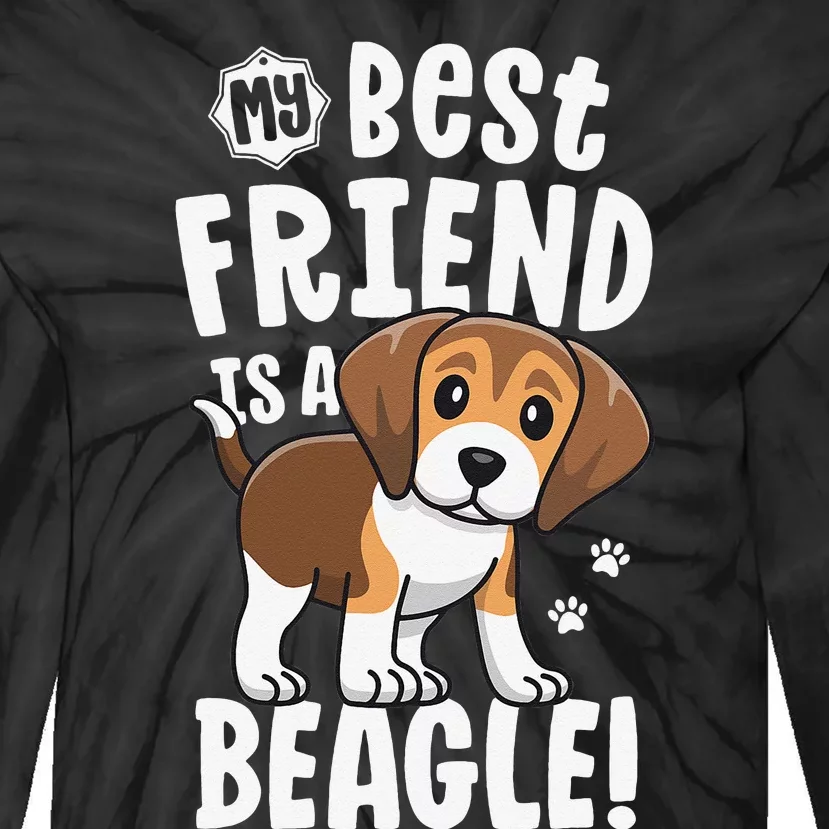 Beagle Dad Beagle Mom Gifts For Beagle Lovers Friend Tie-Dye Long Sleeve Shirt